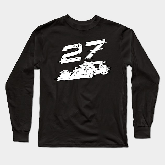 We Race On! 27 [White] Long Sleeve T-Shirt by DCLawrenceUK